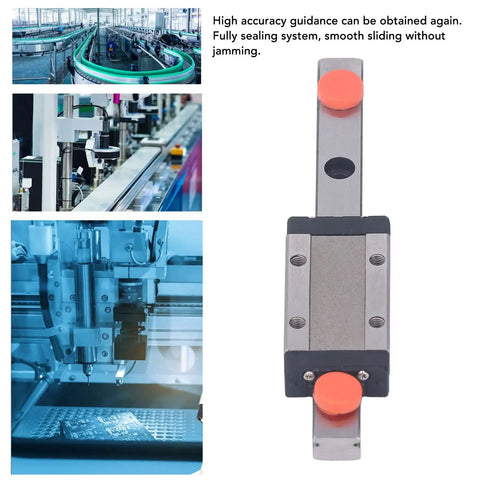 Miniature Linear Guide Rail With Bearing Steel Carriage Block 100mm Motion Guide for CNC tools and 3D printers boss grade smooth