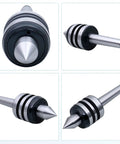 MT5 Live Center For CNC Wood And Metal Lathe, 60 Degree Morse Taper, 5MT Shank, Beefy Medium Duty Tailstock Center, Steel