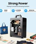 Ten Ton Hydraulic Shop Press With 400 Degree Aluminum Heating Plates And Digital Timer Control For Beefy Benchtop Projects Built Different And Made For Smooth Garage Work with 900W power and accessories.