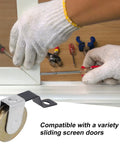 Installation of Knockout Four Pack Sliding Screen Door Tension Springs Replace B638 B687 B639 B756 with tools.