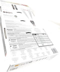 Back of Ultra Bright 7000 Lumen Dual Power Flashlight packaging showing specifications and warnings.