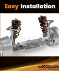 Boost Your Stance With These 2 Inch Loaded Front Struts For Ram 1500 2019 To 2025 showing easy installation of shocks and struts.