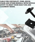 Hot Rod Ready M4.2 Fender Liner Screw Bolts And U Nut Clips For Garage Upgrade Universal hex head fasteners and U-nut shown.