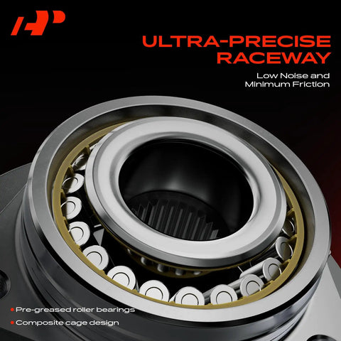 Heavy Duty Rear Wheel Bearing And Hub Assembly With Integrated Abs Sensor And Six Lug Pattern For Nissan Armada 2012 To 2015 Built Tough For No Sweat Installations And Smooth Highway Cruising