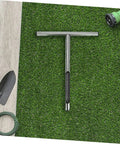 Stainless Steel T Handle Soil Sampler Probe Core for Lawn Garden and Agriculture Forestry Lightweight Durable Anti Slip Handle