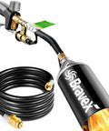 Weed Torch Kit With 10 Ft Hose High Output Propane Torch For Outdoor Jobs Yard Work Garden Stumps Wood Ice Snow Roofing Piezo Ignition
