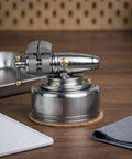 Heavy Duty Mini Bench Vise With Gold Accents For Desk Work And Hand Projects Super Compact 304 Stainless Steel Clamp Tool