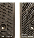 Non Slip Grippy Tread Strips 8 Pack 32 Inch By 2 Inch outdoor waterproof traction close-up showing texture details with screws