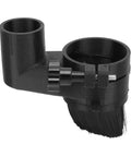 Slick CNC Router Dust Shoe With 52MM Magnetic Mount, black resin, 52mm size, designed for sawdust capture during woodworking.