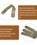 Bronze coated iron stay hinges with screws, heavy duty lid folding support hinges for cabinets and boxes, visible close-up view.
