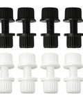 Durable Nylon License Plate Screws Bolts Nuts Kit For Motorcycle And Bike Frame No Tools Needed Quick And Easy Install