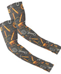 Cooling Arm Sleeves With Upf Fifty Plus Uv Blocking And Breathable Moisture Wicking Material For Running Cycling And Yard Work with tool design.
