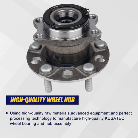 Rear Wheel Bearing And Hub Assembly 512333 For Jeep Compass Patriot 2007-2017 And Dodge Caliber 2007-2008 5 Lug With ABS 4WD AWD
