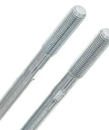 Tie Rods With End Kit For Outlaw 50 ATV Replacement Beefed Up Steering Fits OEM 0454747 0454746 0454748 0451798 M10 By 1.25 Threads Seven And A Half Inch Length Heavy Duty End Kit For Off Road Rides, gray steel rods