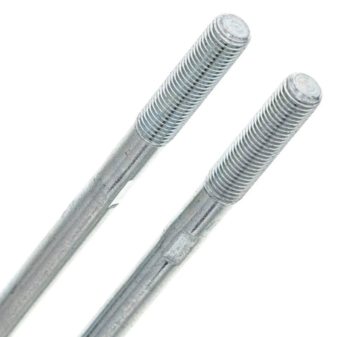 Tie Rods With End Kit For Outlaw 50 ATV Replacement Beefed Up Steering Fits OEM 0454747 0454746 0454748 0451798 M10 By 1.25 Threads Seven And A Half Inch Length Heavy Duty End Kit For Off Road Rides, gray steel rods
