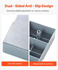 Sturdy Outdoor Mini Split Pad For 9000 To 36000 BTU Ductless AC Heat Pump Systems with dual-sided anti-slip and ribbed surface
