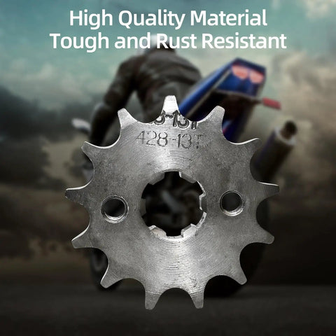 Front Engine Sprocket Kit For Motorcycles 17mm Fits 50cc 160cc Chinese ATVs Quads Dirt Bikes Go Karts 13T Universal Fit
