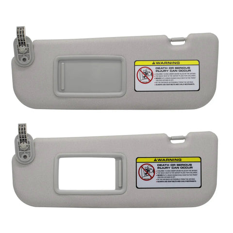 Hyundai Elantra Driver Side Sun Visor Replacement 2011 2012 2013 2014 2015 Gray Direct Fit Replaces 852103X000TX