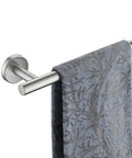 Heavy-Duty 33 Inch Stainless Steel Towel Bar for Bathrooms With 304 Brushed Finish, Thick 0.8mm Tube, Wall Mounted
