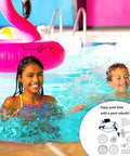 Children in pool with Pool Cleaner Rebuild Kit for Polaris 280 and 180 Series TankTrax BlackMax A49 Replacement Parts inset