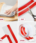 Reliable White Peel And Stick Wall Corner Protectors Featuring Dead Simple Self Adhesive Backing For Rock Solid Edge Guards That Make Drywall Reinforcement A Total Breeze | Steps to clean, cut, peel, and stick.