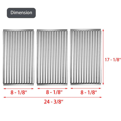 Heavy Duty Stainless Steel Emitter Plates For True Infrared Gas Grills Cook Smokin And Hold Heat Like A Champ With Rock Solid Even Distribution Upgraded Replacement Grill Parts