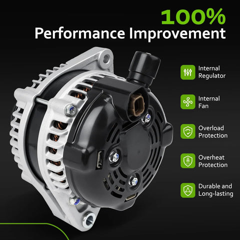New V6 3.5L Alternator Replacement For Odyssey Pilot And Ridgeline Reliable Auto Part For 2011 2012 2013 2014 2015 Models Replaces 1042101240 9764219124