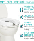 Ultra Soft Cushioned Toilet Seat Cushion For Added Comfort And Easy Clean Padded Attachment Fits Elongated And Standard Seats