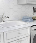 Awesome Mistos Stainless Steel Laundry Faucet With Pullout Spout And Sweep Spray Technology in modern laundry room setup