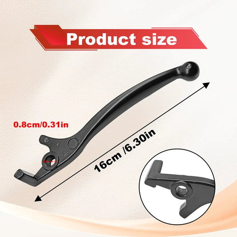Right Hydraulic Disc Brake Lever For Dirt Pit Bikes 90cc To 125cc With 8mm Bolt Hole And 12mm Thick Mount black 16cm size