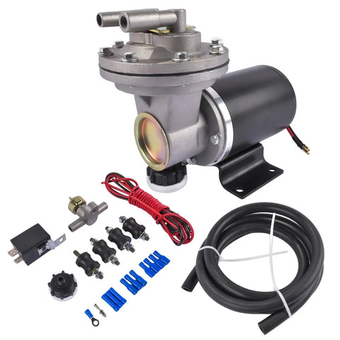 Smooth Operator Heavy Duty 12 Volt Electric Vacuum Pump Kit for GMC Chevy Ford Brake Booster OEM 28146 components and assembly parts.