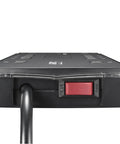 Back view of 10-Outlet Surge Protector Power Strip With USB Charging Ports, 4320 Joules, SurgeArrest Performance, 6ft Cord, 2.4A USB Charging