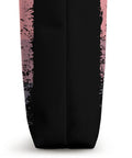 Side view of Retro Wing Foiling Tote Bag For Wingsurfing Enthusiasts And Coaches With Vintage Man Wingboard Design, 16x16 inch.