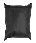 Wire Shelving Cover 36x18x72 Inches, Zipper Front Access, 210D Silver Coated Oxford Fabric in black storage bag.