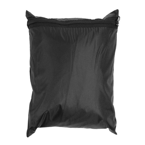 Wire Shelving Cover 36x18x72 Inches, Zipper Front Access, 210D Silver Coated Oxford Fabric in black storage bag.