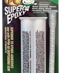 Two-Part Epoxy Adhesive Paste Translucent Non-Drip High-Strength Bonding 50ml cartridge in packaging with applicator.