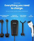 Built Tough Portable Level 2 EV Charger 32 Amp Fast Charging For All Electric Vehicles And PHEVs components displayed