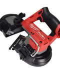 M12 FUEL 12 Volt Cordless Compact Band Saw Kit with 4.0 Ah Battery, Charger, Tool Bag, LED Work Light, Brushless Motor, 2.5" Cut