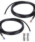 Universal 2 Piece 20 Foot Hydraulic Steering Hose Kit With Stainless Steel Quick Connector For Boats No Fuss Replacement Marine Hose