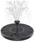 Sun Powered Solar Bird Bath Fountain Pump With 6 Nozzles For Outdoor Garden Pond Or Pool Floating 1.5W Solar Panel