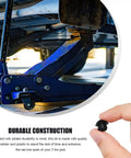 Close-up of 17 Piece Floor Jack Seal Kit for Horizontal 3 Ton Hydraulic Jacks Oil Seal O Rings Replacement with hand showing part.