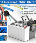 Upgraded Electric Heat Shrink Tube Cutter With Micro Computer Control For Automatic Fiberglass Tape Cutting. 250W Power and 0.1mm Accuracy.