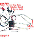 24V DIY Wiring Harness Kit For Kid Ride On Toys With 2.4G Wireless Control Box and 40A Components
