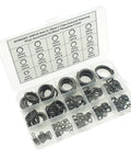 External Retaining Ring Kit With 320 Pieces In 15 Metric Sizes From 4mm To 28mm C Clips Assortment For Shafts Carbon Spring Steel