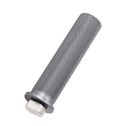 Close-up of Pro Grade 20mm Bench Dogs Aluminum Alloy Stop 2 Pack for Woodworking Table Holes Quick Positioning Stable Clamping