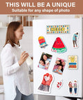 Woman using Flexible Magnetic Sheets With Self Adhesive Backing, Cuttable Magnet Paper For Fridges And Classrooms, Must Have Magnetic Sticker Sheets on a fridge.