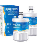 Replacement Refrigerator Water Filter For LG LT500P And Compatible Models, 2 Pack, NSF Certified, packaging and filters