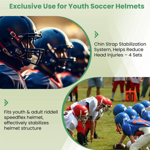 All In One Football Facemask Repair Kit With Clips And Hardware Quick Fix For Wire Masks Universal Fit For Youth And Adult Helmets
