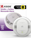 2 In 1 Smoke And Carbon Monoxide Detector With AA Battery Powered And LED Warning Light Indicators 1 Pack 24 7 Self Testing For Continuous Protection And Easy Setup For Quick Fire And CO Alerts At Home. Kidde smoke and carbon monoxide alarm box with front view