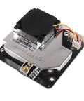 High Precision PM2.5 Air Quality Sensor Module with Digital Output for Arduino, featuring SDS011 tech, shown from a side angle.